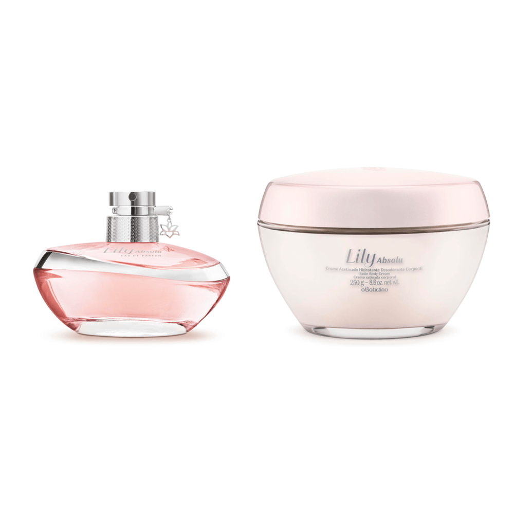 Combo Lily Absolu: Eau De Parfum, 75 ml + Creme Acetinado Corporal, 205 g
