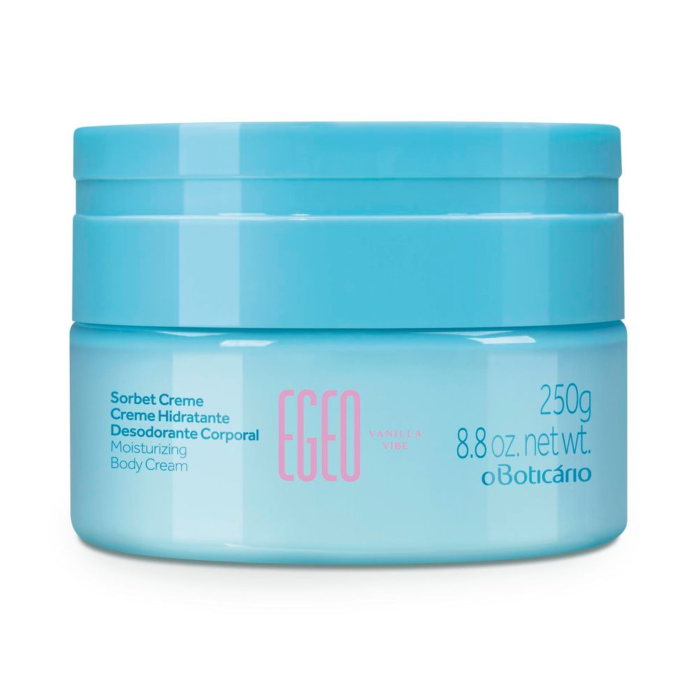 Egeo Vanilla Vibe Sorbet Desodorante Hidratante Corporal, 250 g