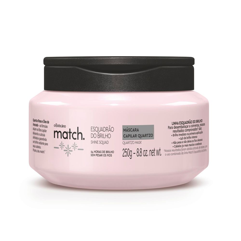 Máscara Capilar Match Brilho, 250 g